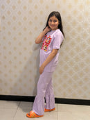 PURPLE POWER GIRLS TROUSER SET