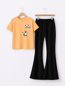 YELLOW PANDA TROUSER SET