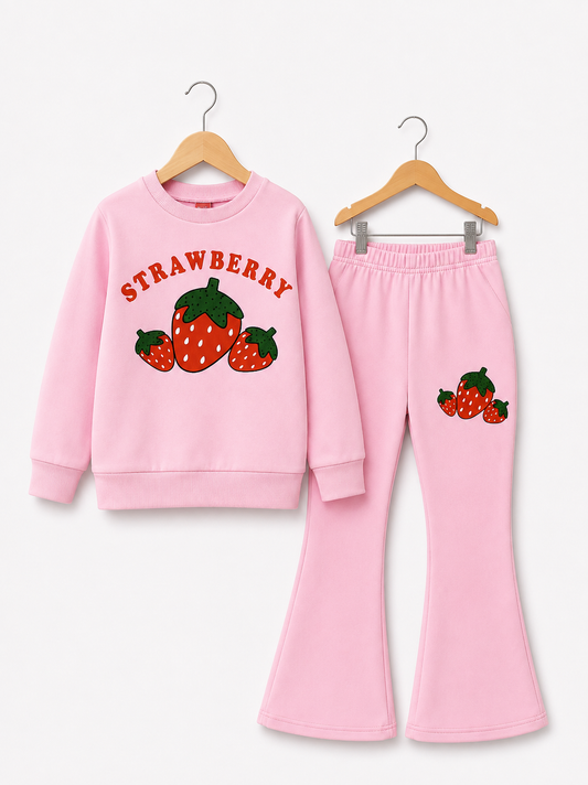 STRAWBERRY  FLEECE SUIT