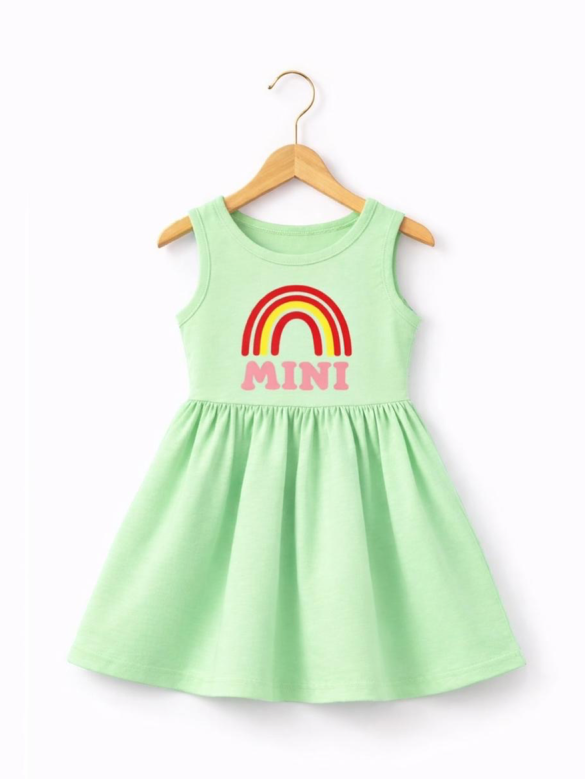 GREEN MINI FROCK