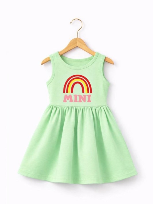 GREEN MINI FROCK
