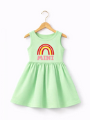 GREEN MINI FROCK