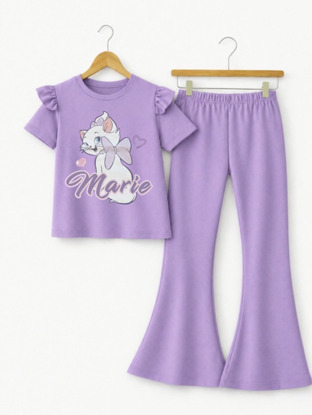 PURPLE CAT TROUSER SET