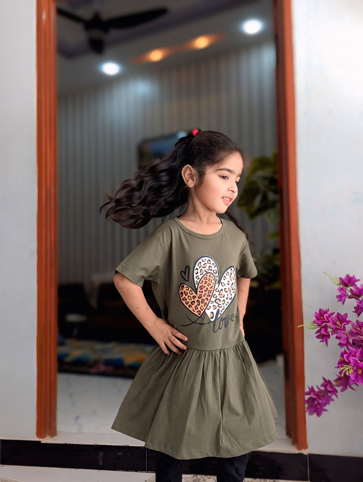 OLIVE LOVE FROCK