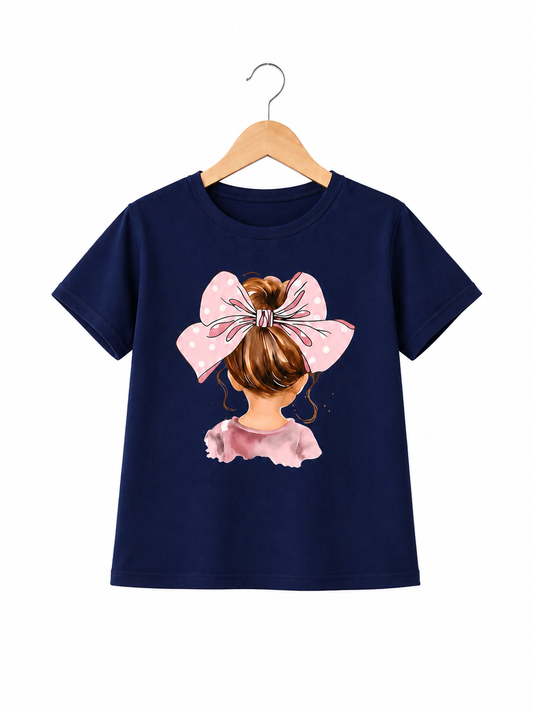 NAVY GIRL TEE