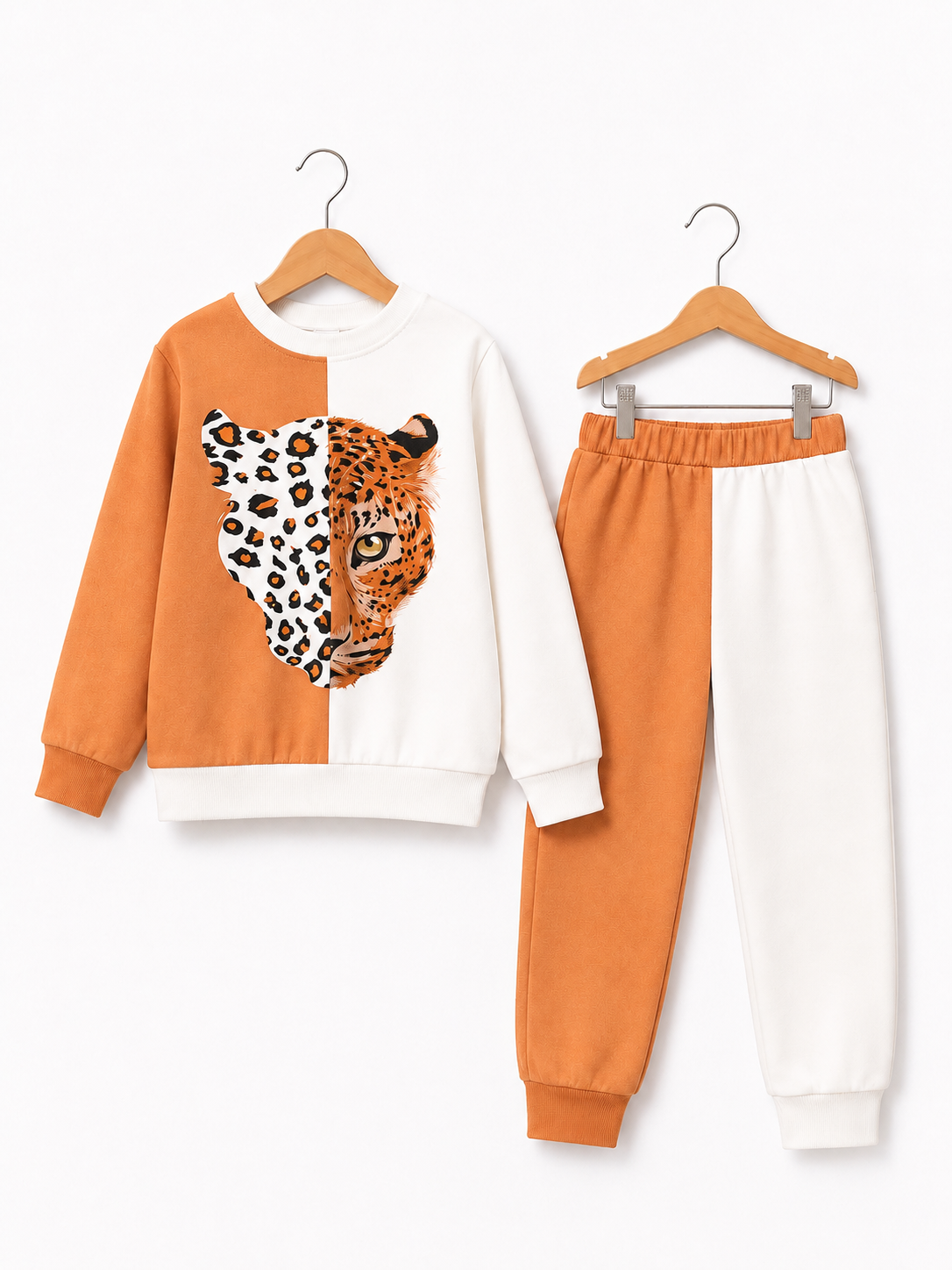 LEOPARD FLEECE SUIT
