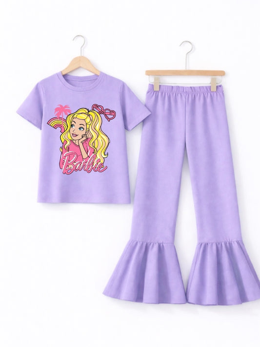 PURPLE BARBIE TROUSER SET