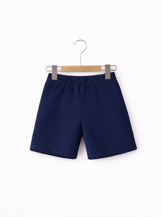 NAVY BASIC SHORTS