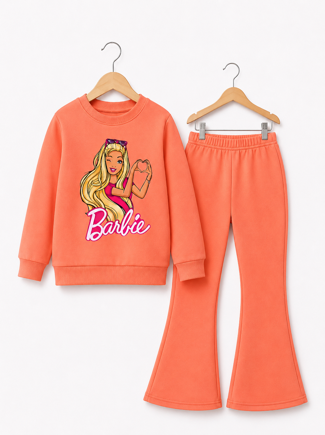 ORANGE BARBIE FLEECE SUIT