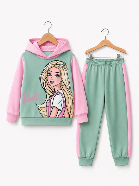 GREEN BARBIE FLEECE SUIT