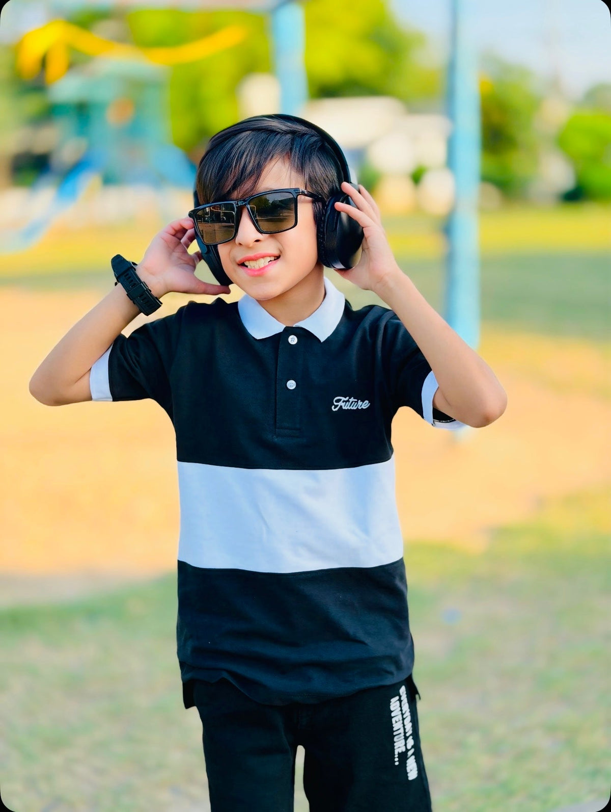 BLACK FUTURE POLO