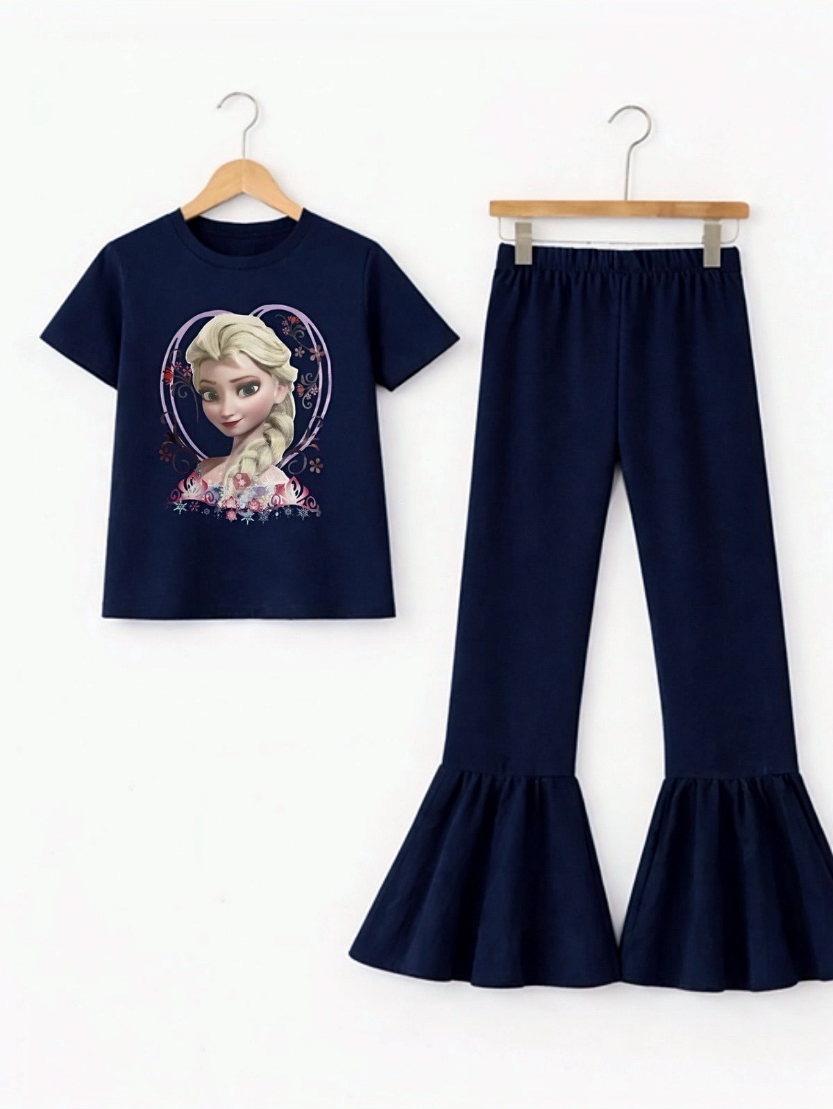 NAVY FROZEN TROUSER SET