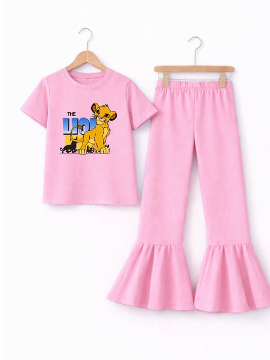 PINK LION KING TROUSER SET