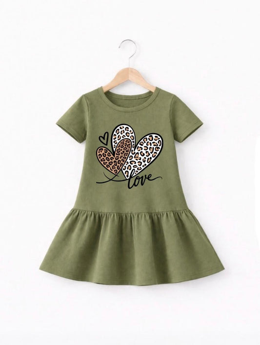 OLIVE LOVE FROCK