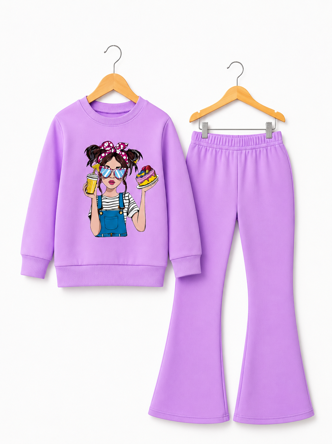 PURPLE DOLL FLEECE SUIT