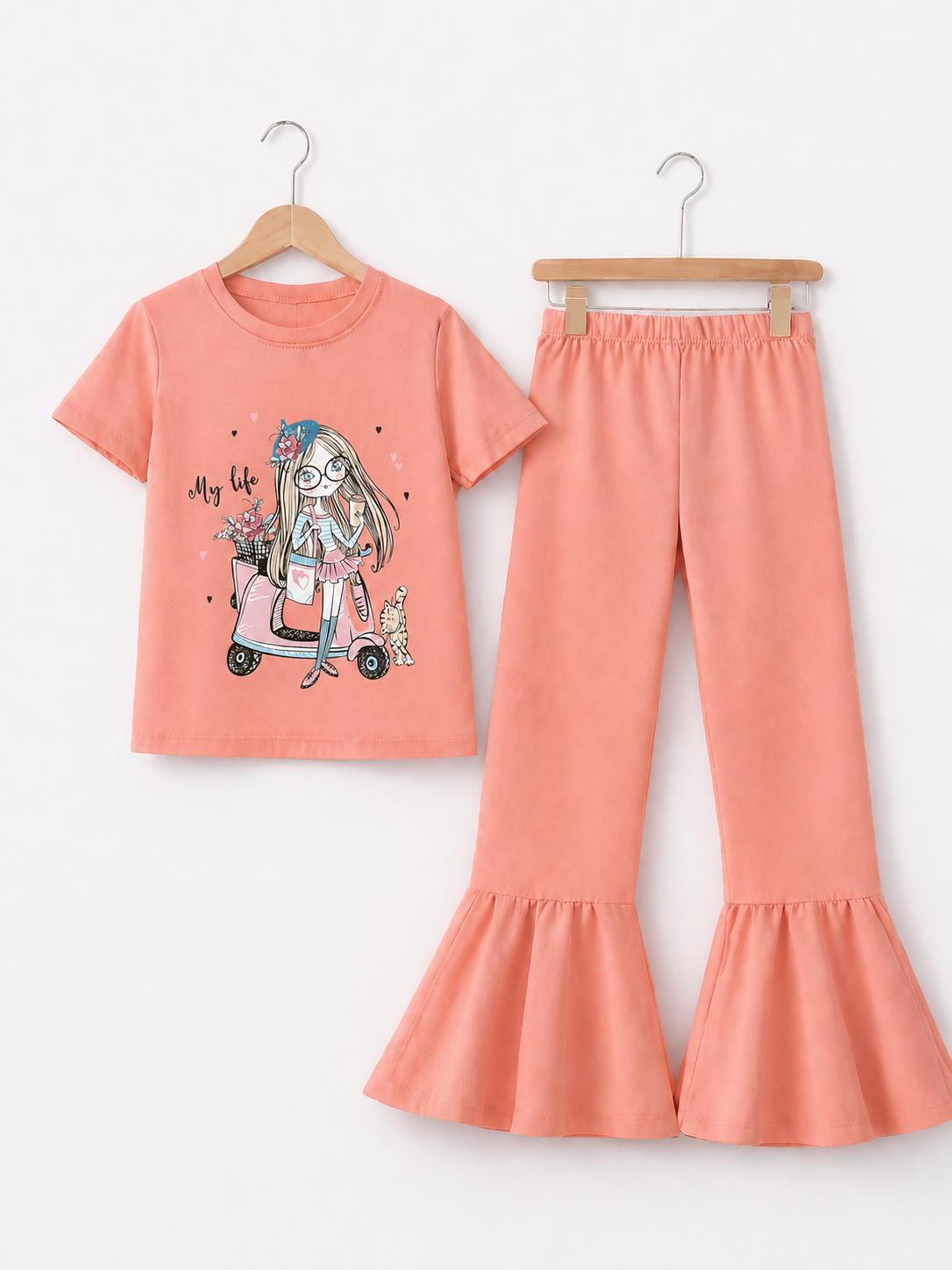 PEACH DOLL TROUSER SET