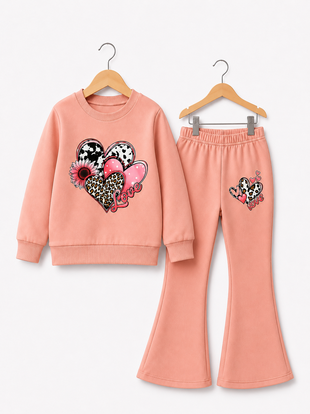 PEACH LOVE FLEECE SUIT