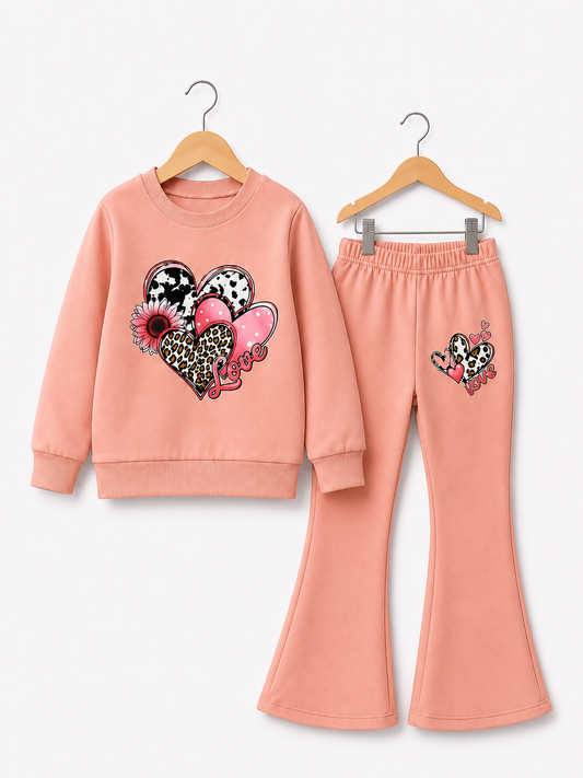 PEACH LOVE FLEECE SUIT