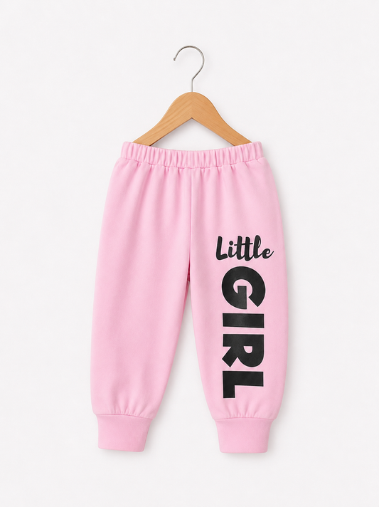 PINK GIRL FLEECE TROUSER