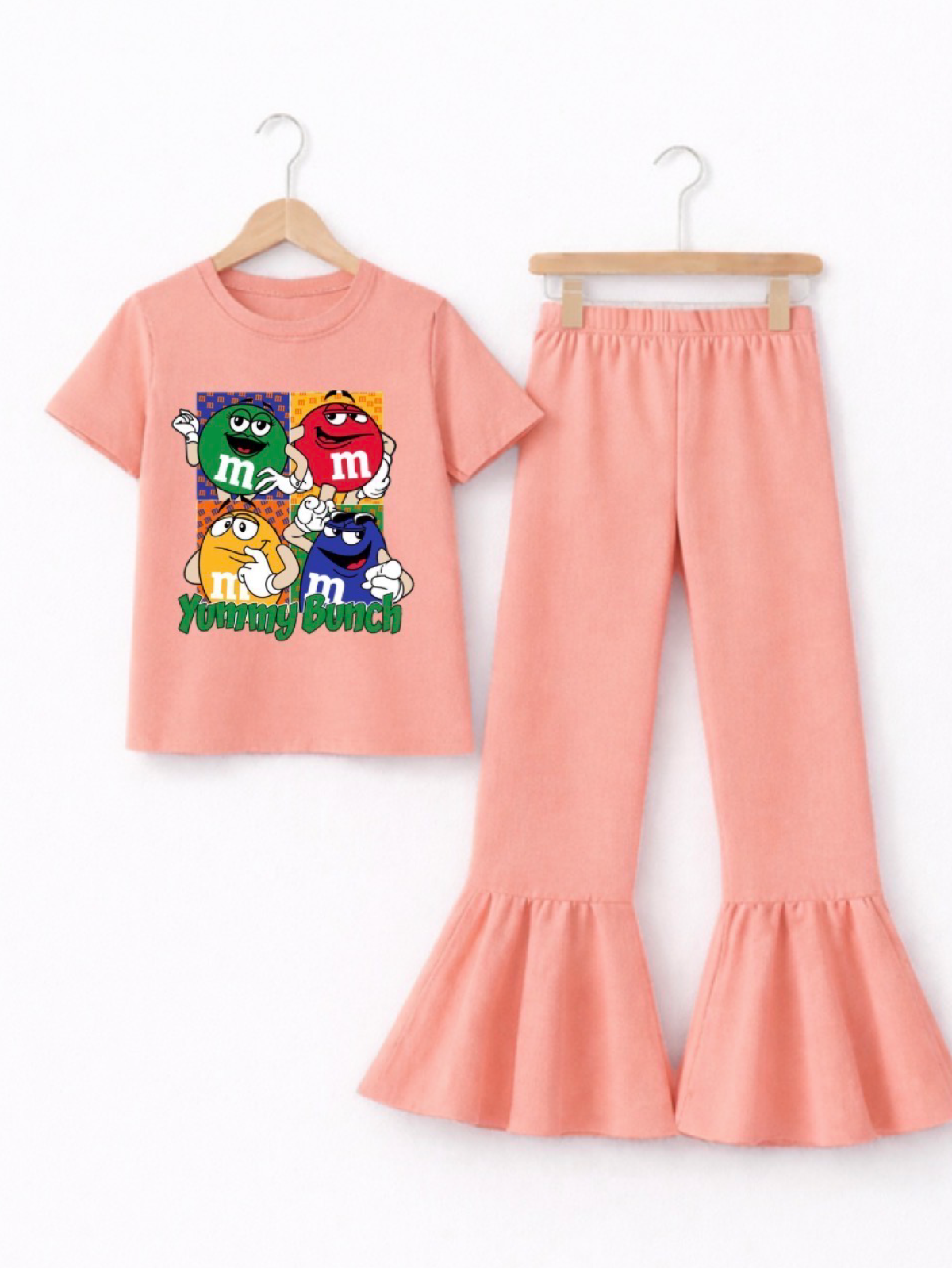 PEACH M&Ms TROUSER SET