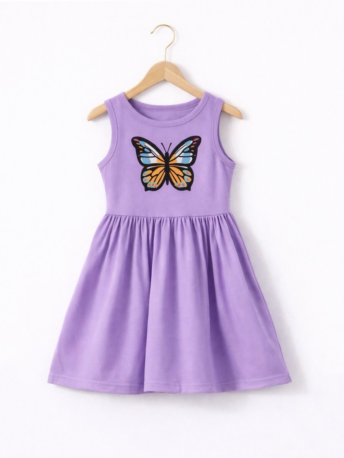 PURPLE BUTTERFLY FROCK