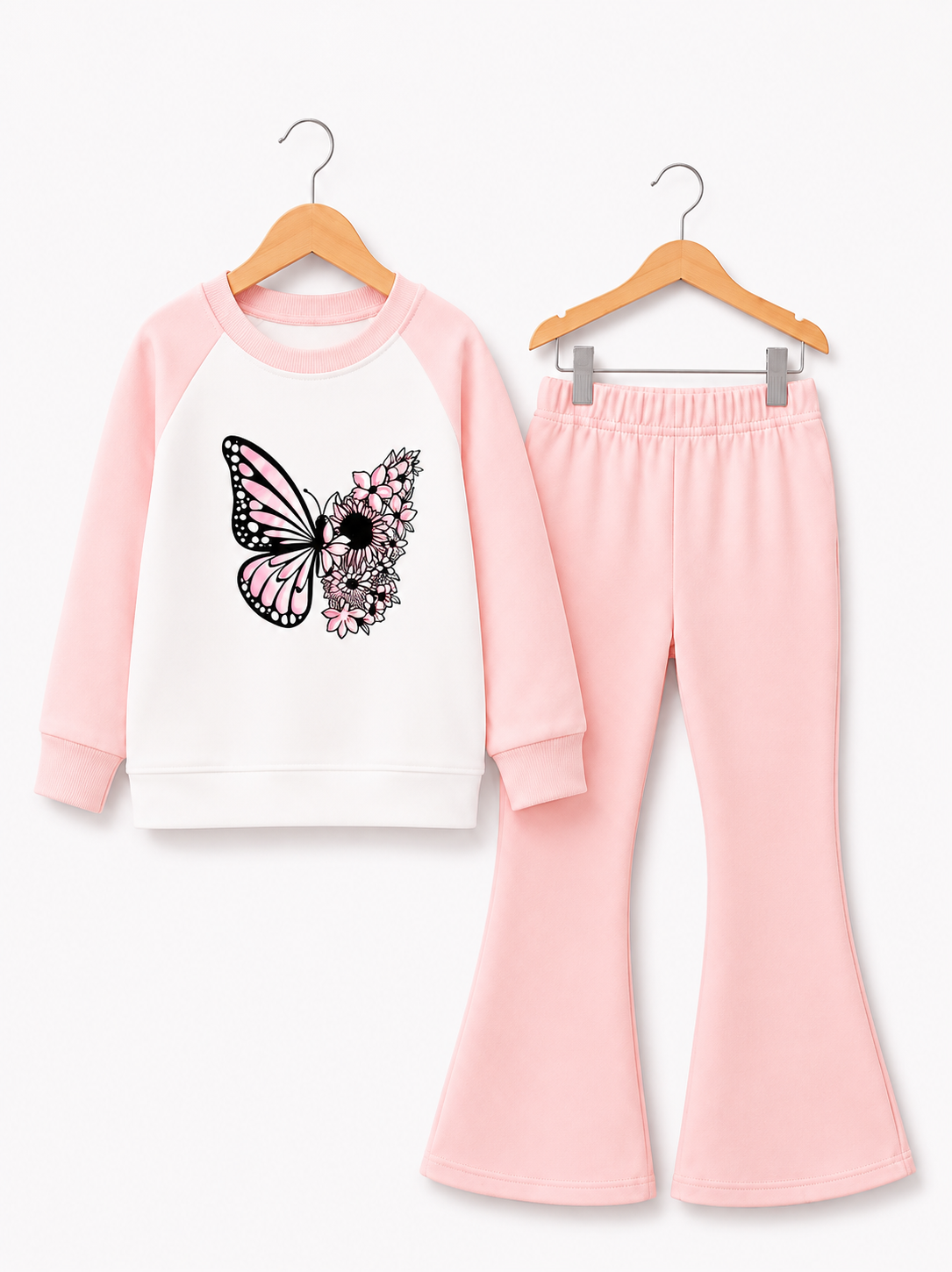 REGLAN BUTTERFLY FLEECE SUIT
