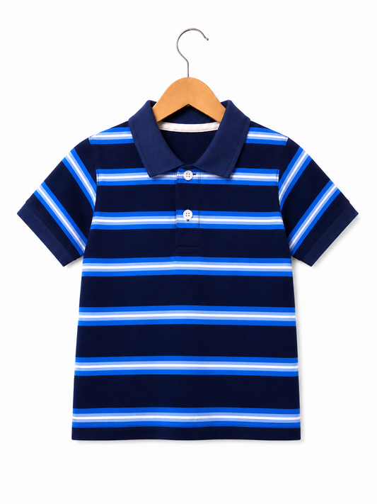 BLUE STRIPE POLO