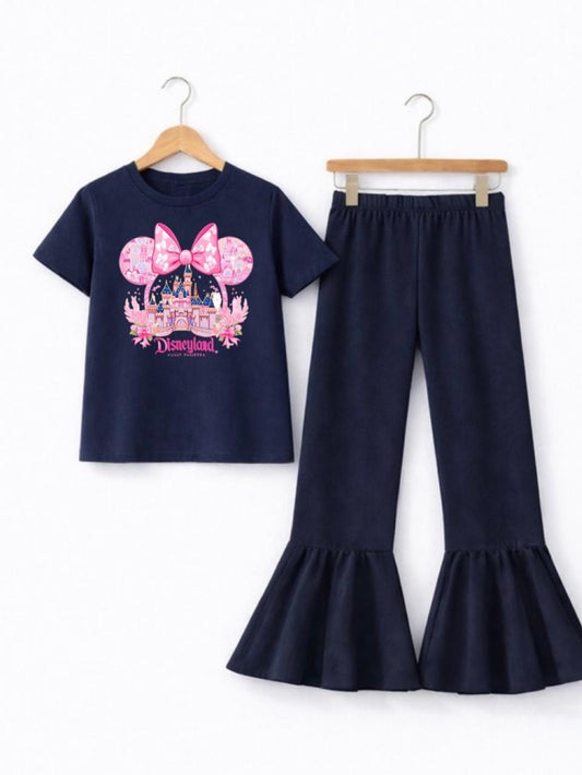 NAVY DISNEYLAND TROUSER SET