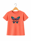PEACH BUTTERFLY TEE