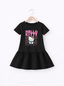 Hello Kitty Black Cute Dress