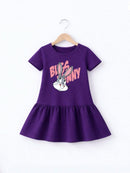Purple Cotton Frock